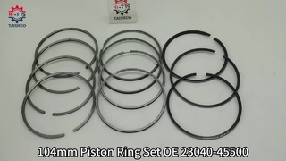 104mm المكبس الدائري مجموعة OE 23040-45500 لمحرك الديزل HYUNDAI HD56 HD78 D4DD