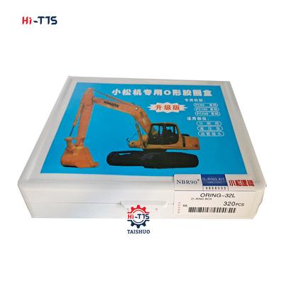 الحفرة PC60 PC100 PC200 NBR90° O-Ring Kit 320pcs O-Ring Box