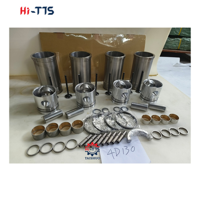قطاعات إصلاح محرك الحفر الجرار 4D130 حزمة طلاء الأسطوانة 6114-31-2111 البستون 6114-30-2303 الحلقة
