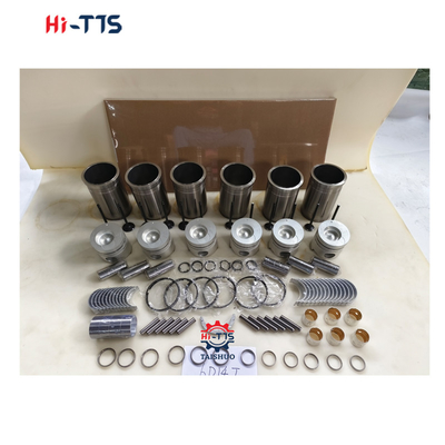 6D14T مجموعة محركات للحفر E120 E140 E180 طابعة ، مسدس ، حلقة ، صمامات ، غلاف ، مجموعة غسيل كاملة