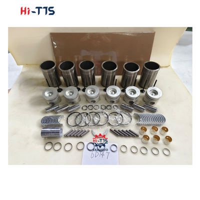 6D14T مجموعة محركات للحفر E120 E140 E180 طابعة ، مسدس ، حلقة ، صمامات ، غلاف ، مجموعة غسيل كاملة