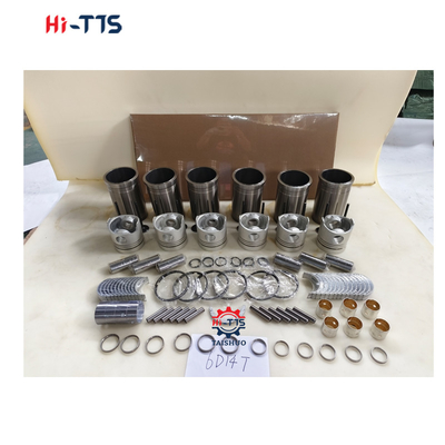 6D14T مجموعة محركات للحفر E120 E140 E180 طابعة ، مسدس ، حلقة ، صمامات ، غلاف ، مجموعة غسيل كاملة