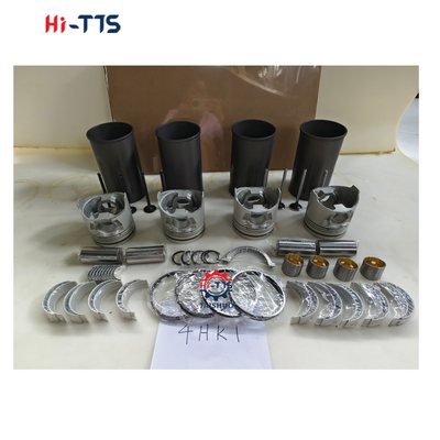 4HK1 مجموعة محركات للـ EX200-3 EX210-3 EX240-3 محفر محفر ، المكبس ، الحلقة ، الصمامات ، الغلاف ، مجموعة غسيل كاملة