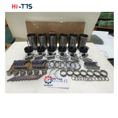 قطاعات إصلاح محرك الجرار الحفر QSM11مجموعة غطاء الأسطوانة 4952181 البستون 3803977 الحلقة3803703 الغطاء