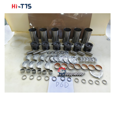 D6D مجموعة طلاء الأسطوانات 0450-1365 2046-0011 2089-0422 مجموعات إعادة بناء المحرك لأجزاء محركات الديزل