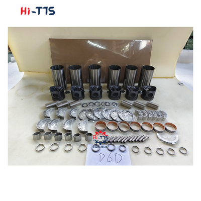 D6D مجموعة طلاء الأسطوانات 0450-1365 2046-0011 2089-0422 مجموعات إعادة بناء المحرك لأجزاء محركات الديزل
