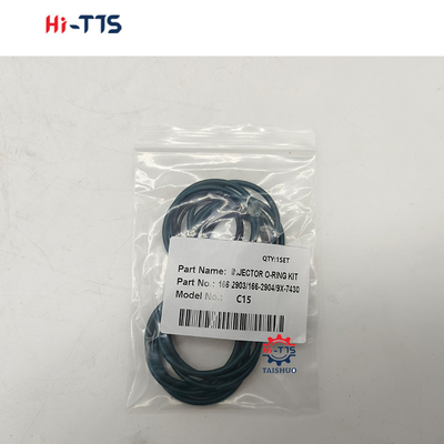166-2903 طوق حقن الوقود طوق الختم O حلقة ل C11 C13 C15 C16 C18 C27 C32 قطعة احتياطية محرك CAT الحجم القياسي محرك C15