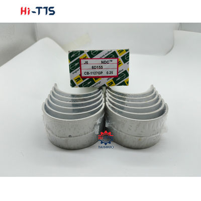 6D155 +25 محامل عصا الاتصال 6127-21-8071 6127-31-3042 مناسبة لأجزاء محرك كوماتسو