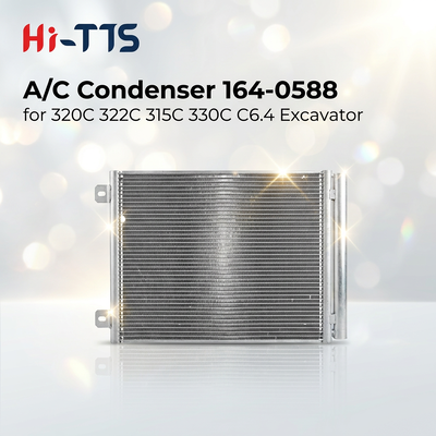 164-0588 1640588 مجموعة المكثف لكوماتسو PC200-7 PC300-7 لـ 3046 3054 3126 C6.4 قطع غيار ماكينات بناء المحرك