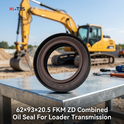 مانع تسرب زيت هيكلي مزدوج الزنبرك FKM مستطيل مدمج ZD62×93×20.5 لقطع غيار ناقل الحركة لعلبة تروس التحميل المصغر