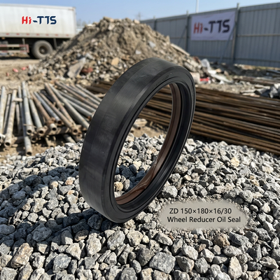 مانع تسرب زيت هيكلي مزدوج الزنبرك مستطيل ZD 150×180×16/30 مناسب لـ CG30B CG930 ZL30B-II ZL30E CG932H LW300F/KV CLG830 LG833 XG930 LG930 SEM630 مانع تسرب بديل لعلبة تروس العجلات للحفارات