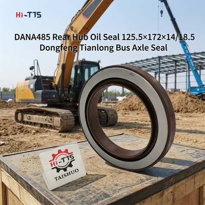 مانع تسرب زيت محور خلفي DANA 485 OE 3104081-ZM01A مقاس 125.5×172×14/18.5 لشاحنات Dongfeng Tianlong Tianjin الثقيلة وحافلات الركاب، مانع تسرب بديل للمحور الخلفي